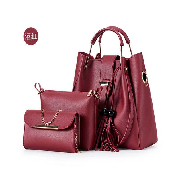 bucket bag female 2021 season new korean version simple versatile handbag tassel cross-body bag female trend child mother bag, Black;red
bucket bag female 2021 season new korean version simple versatile handbag tassel cross-body bag female trend child mother bag, Black;red