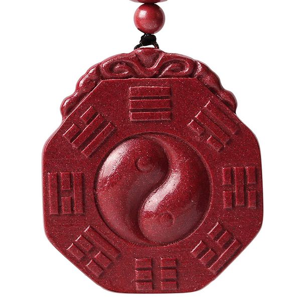 natural cinnabar pendant necklace yin and yang taichi gossip crystal bagua necklace women's men's fine jewelry gifts q1105, Silver
natural cinnabar pendant necklace yin and yang taichi gossip crystal bagua necklace women's men's fine jewelry gifts q1105, Silver
