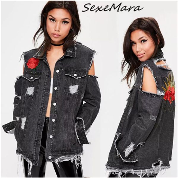 streetwear solid summer denim jacket women loose off shoulder fashion denim jacket plus size 2020, Black;brown
streetwear solid summer denim jacket women loose off shoulder fashion denim jacket plus size 2020, Black;brown