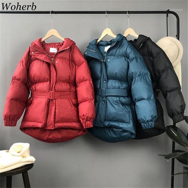 woherb abrigos mujer invierno parka women winter 2020 hooded wadded jackets padded coats female puffer jacket belt chaquetas1, Black
woherb abrigos mujer invierno parka women winter 2020 hooded wadded jackets padded coats female puffer jacket belt chaquetas1, Black
