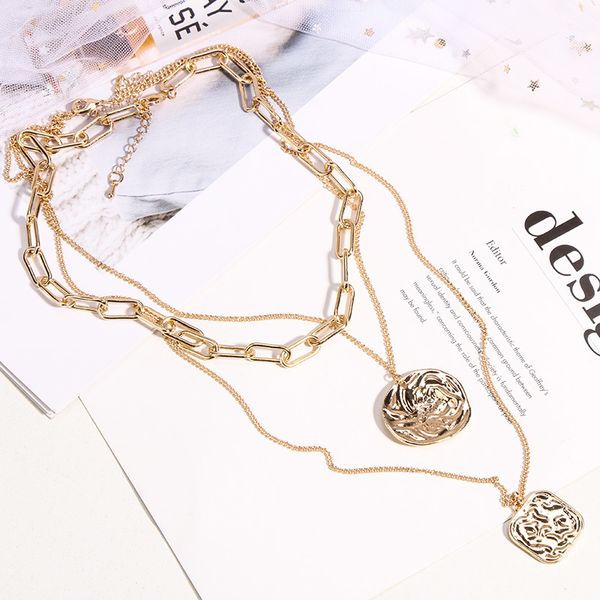 multi layered coin necklace women hip hop fashion ins net red cool wind short clavicle chain, Silver
multi layered coin necklace women hip hop fashion ins net red cool wind short clavicle chain, Silver