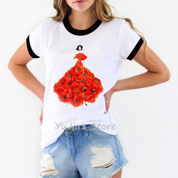 fashion poppies art print funny t shirts women personality vogue t shirt woman kawaii clothes 90s streetwear harajuku shirt, White
fashion poppies art print funny t shirts women personality vogue t shirt woman kawaii clothes 90s streetwear harajuku shirt, White