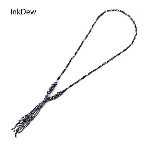 pendant necklaces inkdew european style fashion collocation of shiny string beads long necklace handmade tassel crystal sweater chain for wo, Silver
pendant necklaces inkdew european style fashion collocation of shiny string beads long necklace handmade tassel crystal sweater chain for wo, Silver