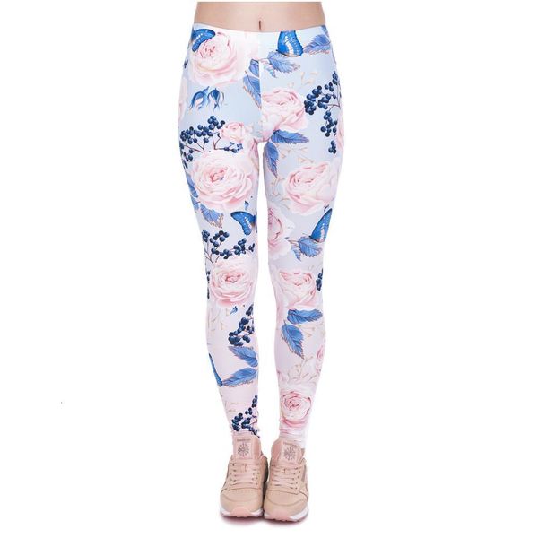 new design women legins roses with butterfly printing elegant legging woman light pink high waist leggings, Black
new design women legins roses with butterfly printing elegant legging woman light pink high waist leggings, Black