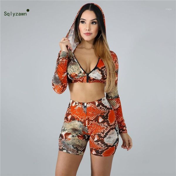 orange snake print two piece shorts set women long sleeve hooded crop 2 piece outfit set bodycon zipper jacket outfits1, White
orange snake print two piece shorts set women long sleeve hooded crop 2 piece outfit set bodycon zipper jacket outfits1, White