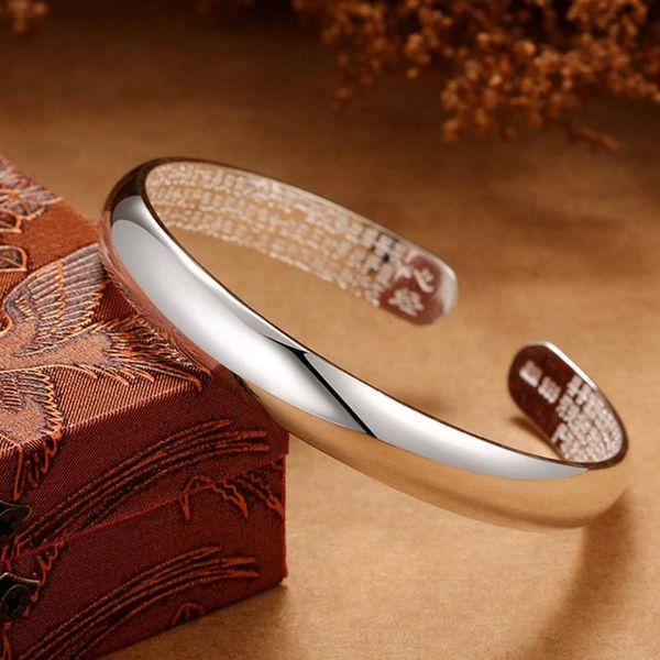 bangle simple fashion glossy heart sutra bracelet plain polished buddhism women round trendy, Black
bangle simple fashion glossy heart sutra bracelet plain polished buddhism women round trendy, Black
