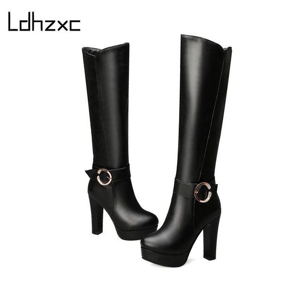 ldhzxc keep warm колено высокие сапоги осень зима pu кожа женская обувь круглый toe мода высокий каблук женщины сапоги размер 34-44, Black
ldhzxc keep warm колено высокие сапоги осень зима pu кожа женская обувь круглый toe мода высокий каблук женщины сапоги размер 34-44, Black