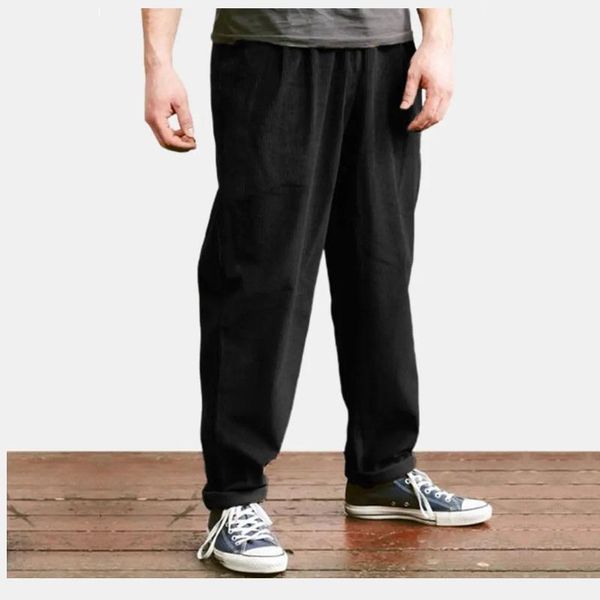 men's thick corduroy casual pants 2020winter new style fashion stretch vintage loose trousers casual male pants1, Black
men's thick corduroy casual pants 2020winter new style fashion stretch vintage loose trousers casual male pants1, Black