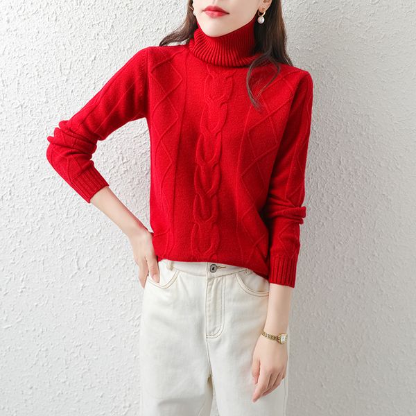 2021 100% new winter sweaters thick women's clothes turtlenecks for women wool knitting jumpers 5bsn, White;black
2021 100% new winter sweaters thick women's clothes turtlenecks for women wool knitting jumpers 5bsn, White;black