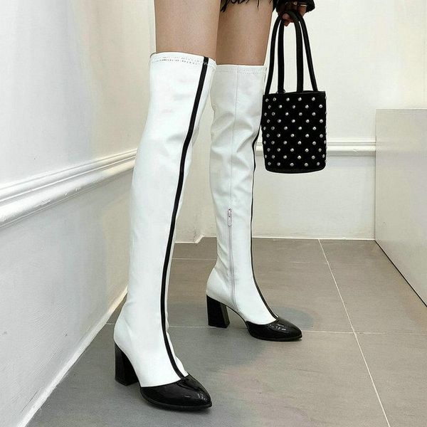 boots 2021 women over the knee fashion pointed toe square heel ladies long short plush winter shoes black red
boots 2021 women over the knee fashion pointed toe square heel ladies long short plush winter shoes black red