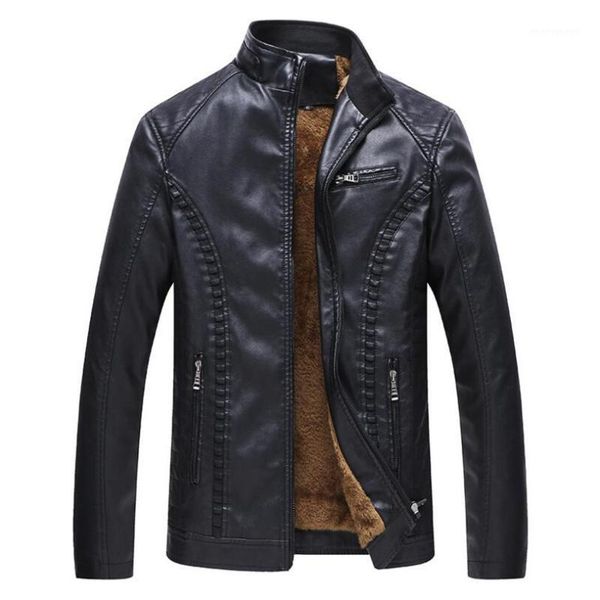 men's fur & faux winter leather jackets men wool liner warm pu and coats large size male thicker casual 6xl1, Black
men's fur & faux winter leather jackets men wool liner warm pu and coats large size male thicker casual 6xl1, Black