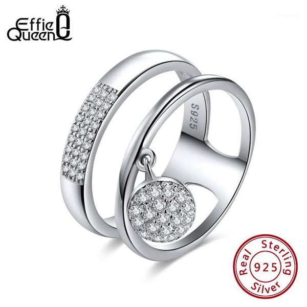 effie queen 100% genuine 925 sterling silver women rings shiny cubic zircon pave setting female party jewelry ksr541, Golden;silver
effie queen 100% genuine 925 sterling silver women rings shiny cubic zircon pave setting female party jewelry ksr541, Golden;silver