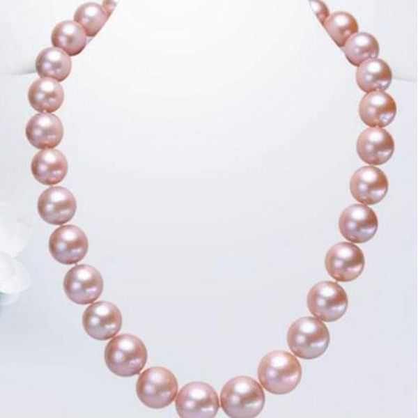 noble jewelry classic 12-13mm south sea round lavender pearl necklace 925s1, Silver
noble jewelry classic 12-13mm south sea round lavender pearl necklace 925s1, Silver