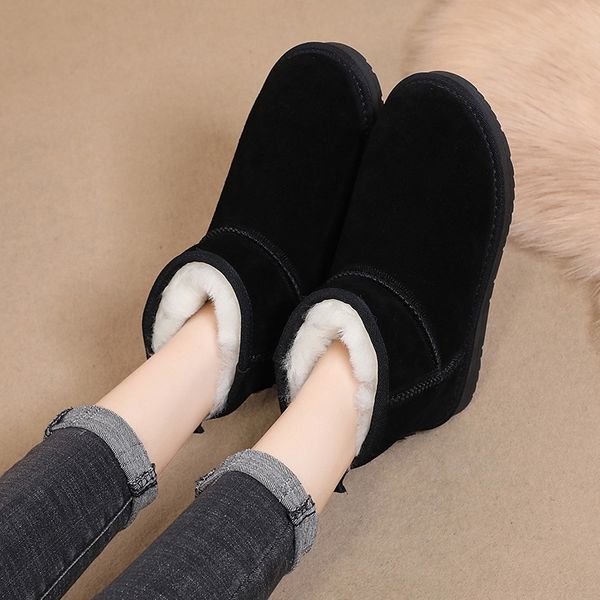 37qx boots new snow half cow mirrorsnowbootsgg army rivet winter mid-calf knight luxury leather womens, Black
37qx boots new snow half cow mirrorsnowbootsgg army rivet winter mid-calf knight luxury leather womens, Black