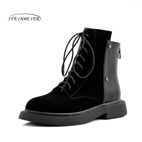 boots women winter ankle genuine suede leather woman shoes 2021 fashion keep warm round toe lace-up short boots1, Black
boots women winter ankle genuine suede leather woman shoes 2021 fashion keep warm round toe lace-up short boots1, Black