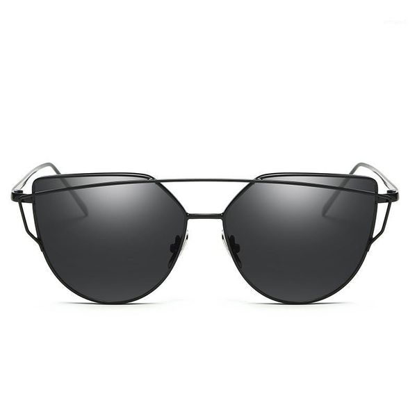 sunglasses jurui brand designer cat eye women vintage metal reflective glasses for mirror retro gafas1, White;black
sunglasses jurui brand designer cat eye women vintage metal reflective glasses for mirror retro gafas1, White;black