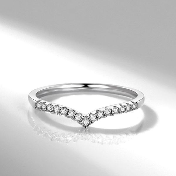 luxurys designers fashion jz370 bone v-shaped row diamond women's small ring, Silver
luxurys designers fashion jz370 bone v-shaped row diamond women's small ring, Silver