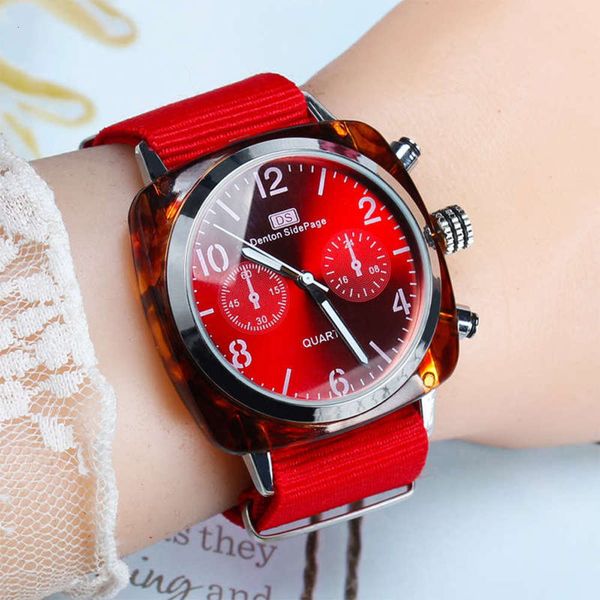 korean ds zhou female dongyu student same fashion luminous nylon belt net red women's watch dmqr, Slivery;brown
korean ds zhou female dongyu student same fashion luminous nylon belt net red women's watch dmqr, Slivery;brown