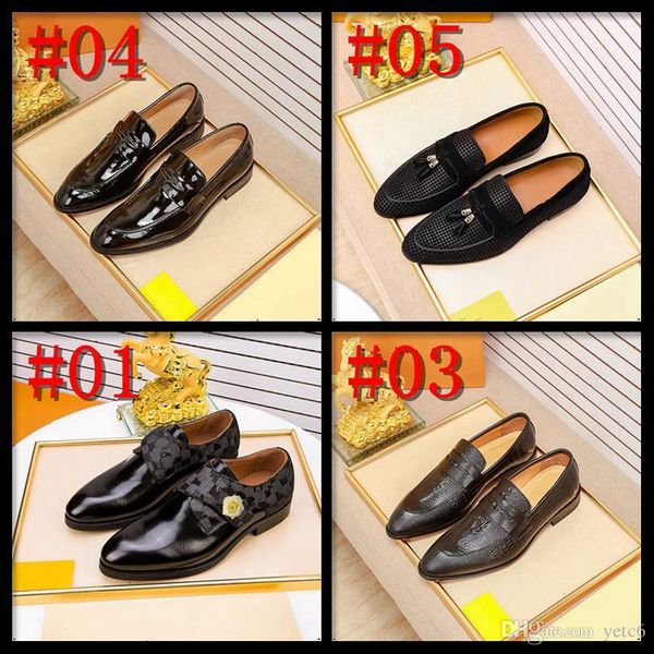 g1 21ss pointed toe mens dress shoes business leather luxury wedding loafer floral print men flats office party formal shoes 22, Black
g1 21ss pointed toe mens dress shoes business leather luxury wedding loafer floral print men flats office party formal shoes 22, Black