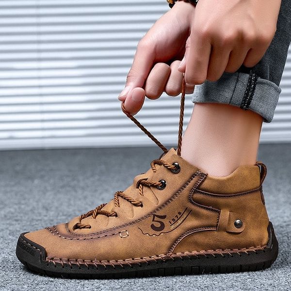 classic winter men's comfortable men ankle thick plush warm snow leather autumn outdoor man motorcycle boots y200506, Black
classic winter men's comfortable men ankle thick plush warm snow leather autumn outdoor man motorcycle boots y200506, Black
