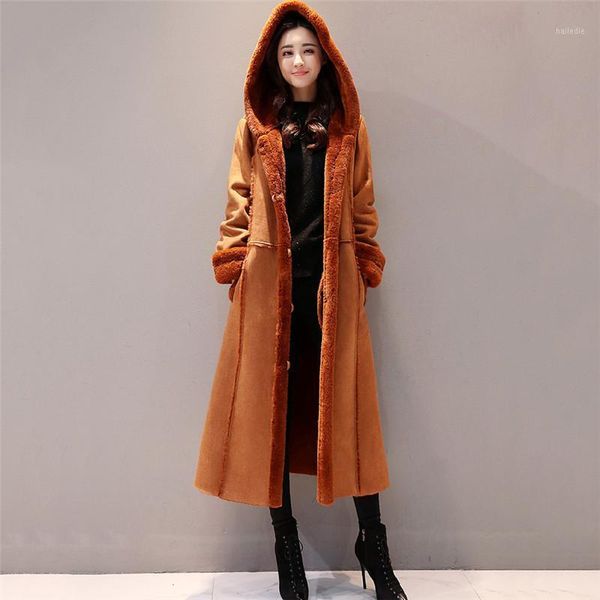 winter women outerwear 2020 new medium long warm hooded female woolen coat single-breasted thickening ladies woolen jacket cw1651, Black
winter women outerwear 2020 new medium long warm hooded female woolen coat single-breasted thickening ladies woolen jacket cw1651, Black