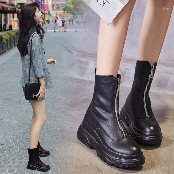 autumn winter ladies fashion chunky platform shoes women's leather ankle boot female sneakers gladiator front zipper boots black1, Black
autumn winter ladies fashion chunky platform shoes women's leather ankle boot female sneakers gladiator front zipper boots black1, Black