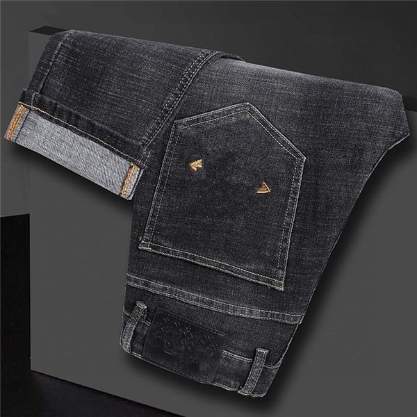 new designe mens jeans solid classic slim-leg jeans skinny fit motorcycle biker denim men's fashion designer jeans w29-w38, Blue
new designe mens jeans solid classic slim-leg jeans skinny fit motorcycle biker denim men's fashion designer jeans w29-w38, Blue