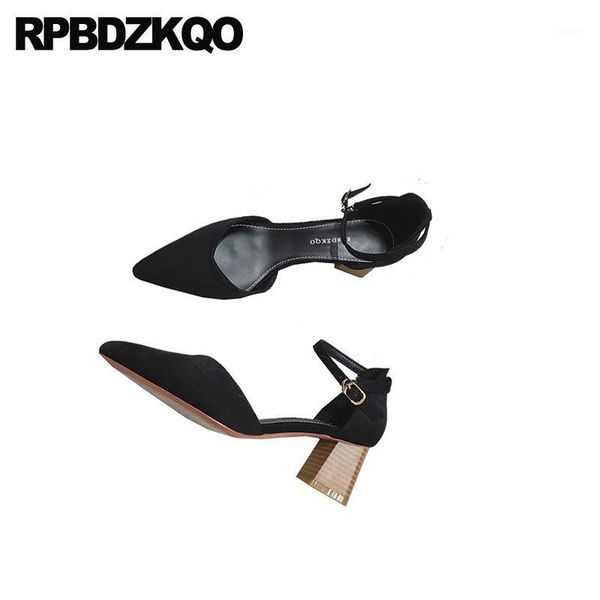 european shoes chunky size 4 34 suede medium heels ankle strap block thick pointed toe 2019 women pumps black green1
european shoes chunky size 4 34 suede medium heels ankle strap block thick pointed toe 2019 women pumps black green1