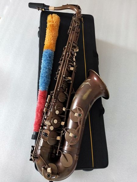 real p custom mark vi saxophone tenor saxophone 95% copy instruments antique copper simulation brass with case
real p custom mark vi saxophone tenor saxophone 95% copy instruments antique copper simulation brass with case
