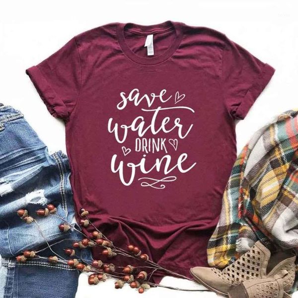 save water drink wine women tshirts cotton casual funny t shirt for lady yong tee hipster 6 color na-8411, White
save water drink wine women tshirts cotton casual funny t shirt for lady yong tee hipster 6 color na-8411, White