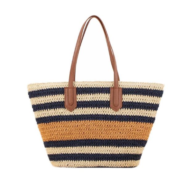 striped women summer straw bags casual woven beach bags for lady bohemian style tote large female shoulder
striped women summer straw bags casual woven beach bags for lady bohemian style tote large female shoulder
