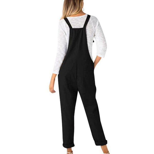 women's casual loose overalls ladies slim high waist overalls with pocket fashion solid color for female, Black;white
women's casual loose overalls ladies slim high waist overalls with pocket fashion solid color for female, Black;white