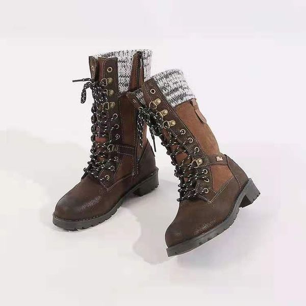 autumn and winter wool mouth side zipper middle boots european round head low heel knight bottes lace-up platform boots for women, Black
autumn and winter wool mouth side zipper middle boots european round head low heel knight bottes lace-up platform boots for women, Black