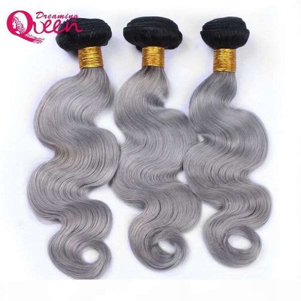 #t1b grey color ombre brazilian body wave human hair weave t1b gray ombre 100% virgin human hair 3 bundles ombre bundles extensions, Black
#t1b grey color ombre brazilian body wave human hair weave t1b gray ombre 100% virgin human hair 3 bundles ombre bundles extensions, Black
