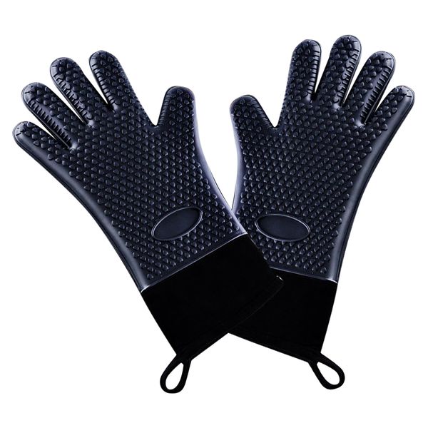 oven gloves, heat resistant cooking gloves silicone grilling gloves long waterproof bbq kitchen oven mitts with inner cotton layer for bbq
oven gloves, heat resistant cooking gloves silicone grilling gloves long waterproof bbq kitchen oven mitts with inner cotton layer for bbq