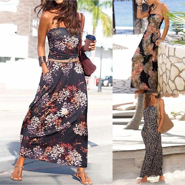 women dresses bandeau elegant holiday off shoulder sleeveless beach print summer maxi women's dress dropshipping #30, Black;gray
women dresses bandeau elegant holiday off shoulder sleeveless beach print summer maxi women's dress dropshipping #30, Black;gray
