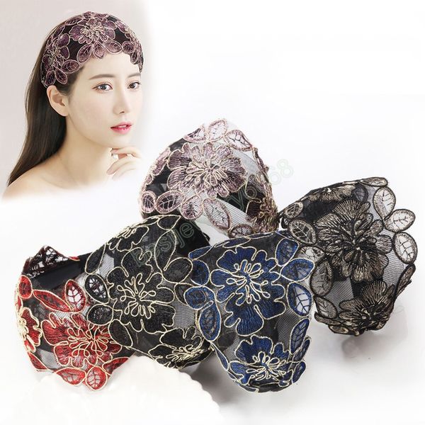 women headband lace floral hairband girls hair accessory bezel hairbands toothed non-slip headbands for wide side hair hoop, Silver
women headband lace floral hairband girls hair accessory bezel hairbands toothed non-slip headbands for wide side hair hoop, Silver