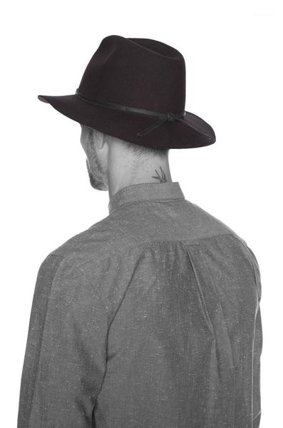 vintage men women fedora hats black floppy jazz bowknot felt sun hat laday panama wide hat brim cap 131, Blue;gray
vintage men women fedora hats black floppy jazz bowknot felt sun hat laday panama wide hat brim cap 131, Blue;gray