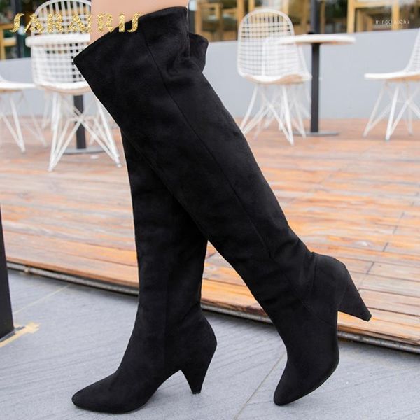 boots sarairis 2021 arrivals spike high heels concise shoes woman pointed toe slip-on simple trend knee-high female1, Black
boots sarairis 2021 arrivals spike high heels concise shoes woman pointed toe slip-on simple trend knee-high female1, Black