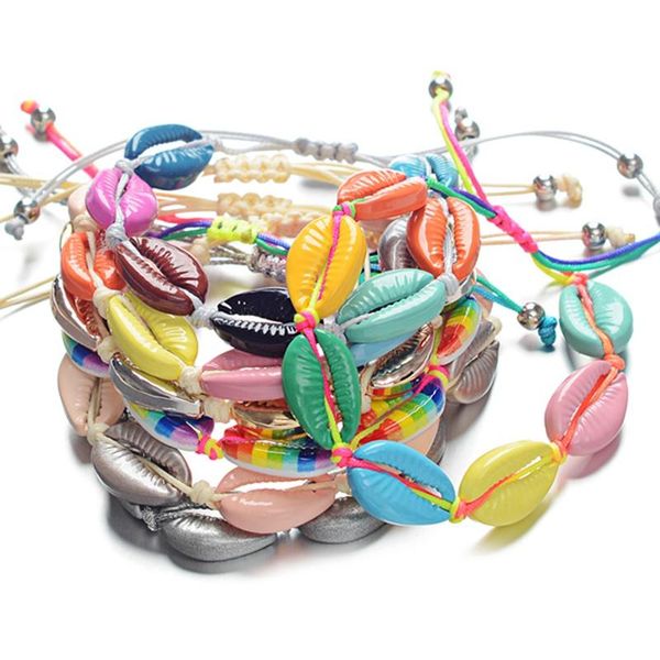 1pcs summer beach bohemia alloy shell bracelet vintage jewelry adjustable boho macrame accessories women gift, Black
1pcs summer beach bohemia alloy shell bracelet vintage jewelry adjustable boho macrame accessories women gift, Black