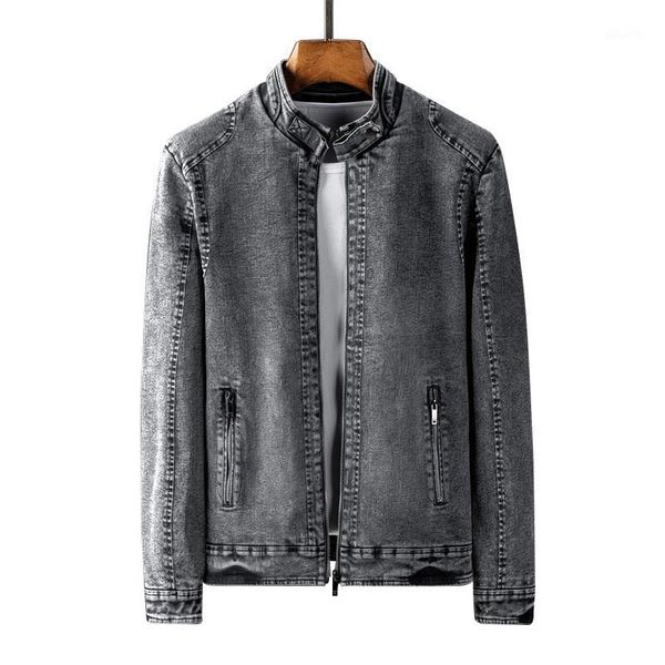 2020 autumn casual denim jacket men urban leisure slim stand collar solid color men denim jacket zipper mens1, Black;brown
2020 autumn casual denim jacket men urban leisure slim stand collar solid color men denim jacket zipper mens1, Black;brown