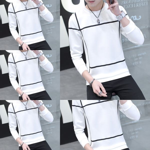 xeyli autumn thin long-sleeved tt-shirtbase shirt for fit korean slim teenagers casual t-shirt trendy men's round collar sweater 9pp9, Black
xeyli autumn thin long-sleeved tt-shirtbase shirt for fit korean slim teenagers casual t-shirt trendy men's round collar sweater 9pp9, Black