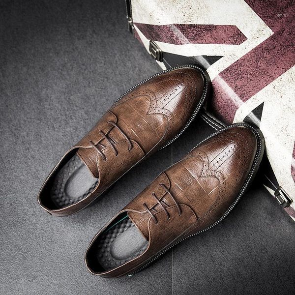 2020fashion mens dress office leather shoes casual party driving oxfords handmade shoes man vintage carved brogue flats1, Black
2020fashion mens dress office leather shoes casual party driving oxfords handmade shoes man vintage carved brogue flats1, Black