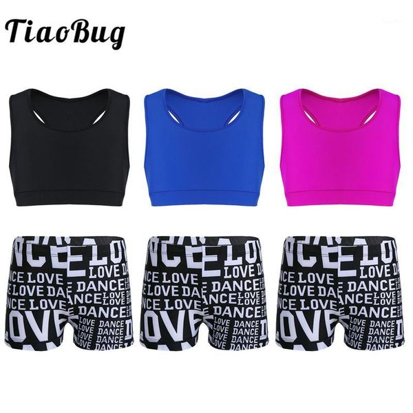 tiaobug girls tankini tank letters printed shorts set girls gymnastic shorts suits ballet party workout kids dance wear1, Black;red
tiaobug girls tankini tank letters printed shorts set girls gymnastic shorts suits ballet party workout kids dance wear1, Black;red