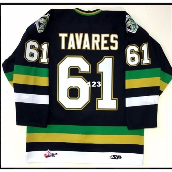 real 121 real full embroidery #61 john tavares london knights ohl jersey new york islanders or custom any name or number hockey jersey, Black
real 121 real full embroidery #61 john tavares london knights ohl jersey new york islanders or custom any name or number hockey jersey, Black