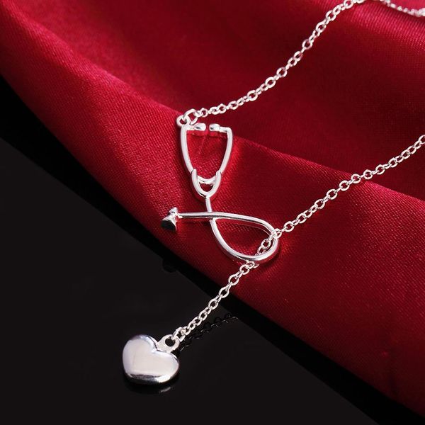 ginstonelate charms wedding silver color women necklace doctors stethoscope lariat jewelry cute nice lady gift h sqccmz
ginstonelate charms wedding silver color women necklace doctors stethoscope lariat jewelry cute nice lady gift h sqccmz