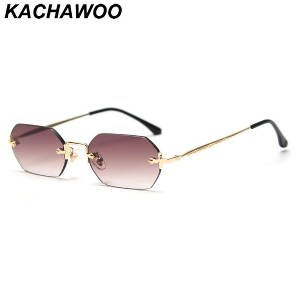sunglasses kachawoo vintage rimless female octagonal brown blue fashion eyewear men rectangular metal polygon spring, White;black
sunglasses kachawoo vintage rimless female octagonal brown blue fashion eyewear men rectangular metal polygon spring, White;black