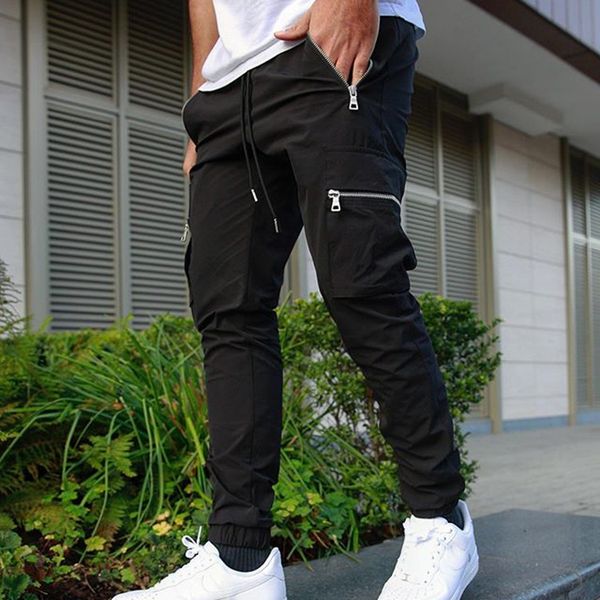 black joggers sweatpants track pants men gym fitness workout trousers spring male multi-pocket casual skinny pants sportswear
black joggers sweatpants track pants men gym fitness workout trousers spring male multi-pocket casual skinny pants sportswear