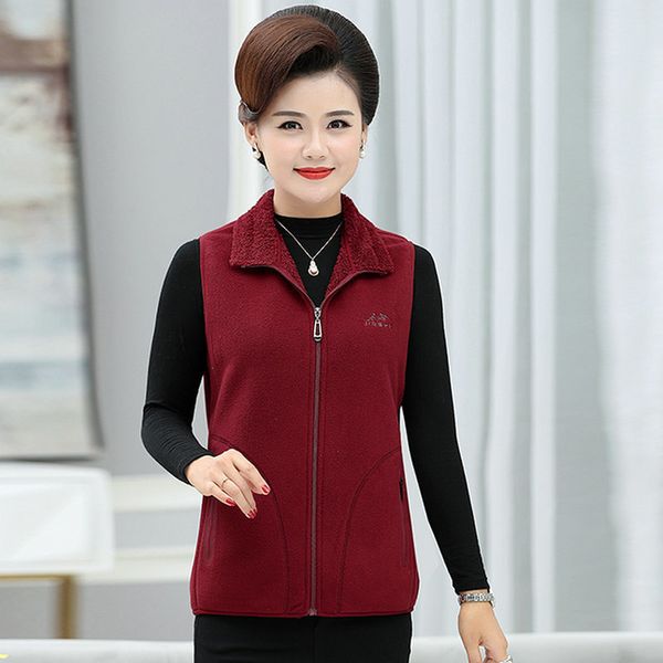 woman polar fleece vest lightweight thick warm soft waistcoat female multicolor stand collar thicken plush liner gilet plus size lj201203, Black;white
woman polar fleece vest lightweight thick warm soft waistcoat female multicolor stand collar thicken plush liner gilet plus size lj201203, Black;white