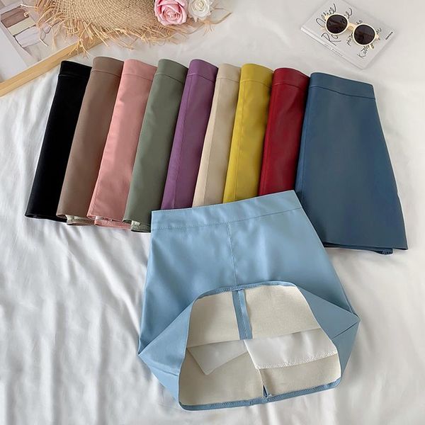 skirts spring autumn korean high waist mini black skirt fashion brand women's clothing hipster a-line leather ins jupe femme
skirts spring autumn korean high waist mini black skirt fashion brand women's clothing hipster a-line leather ins jupe femme